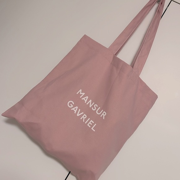 Mansur Gavriel Mini shearling leather Bucket Bag NAVY BLUE - Picture 7 of 7